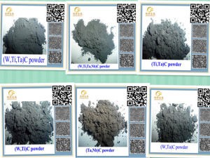 Composite Metallic Carbide Powders Solide Solution